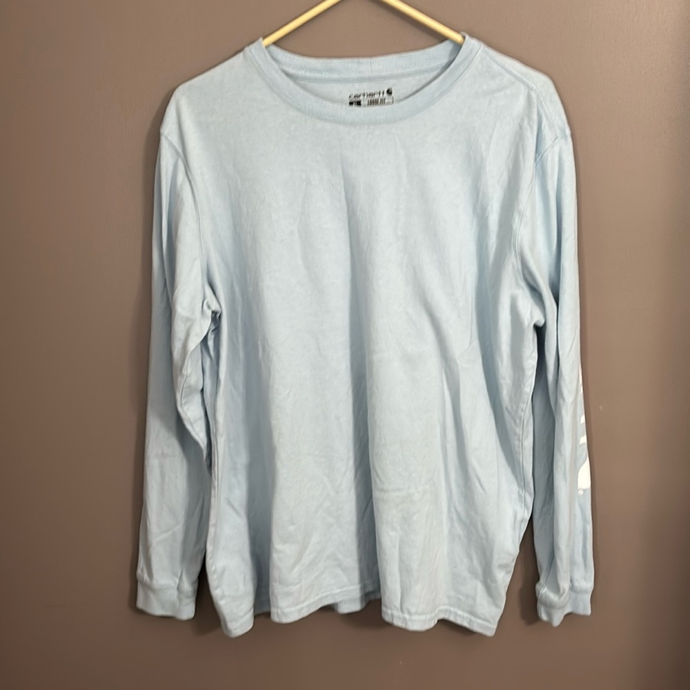 Carhartt Light Blue Long Sleeve Shirt XL